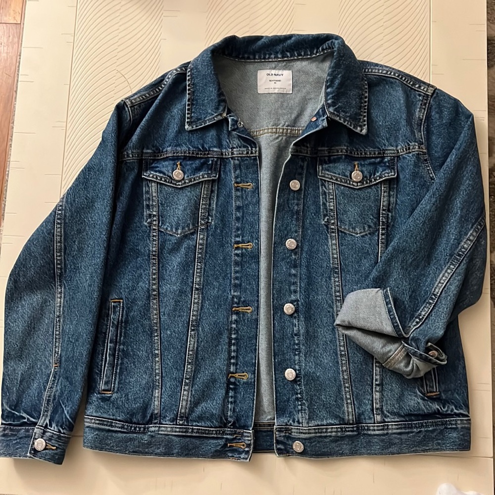 Old Navy Boyfriend Denim Jacket - Picture 1 of 4